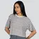 Blusa Feminina Manga Curta Listrada .15-328