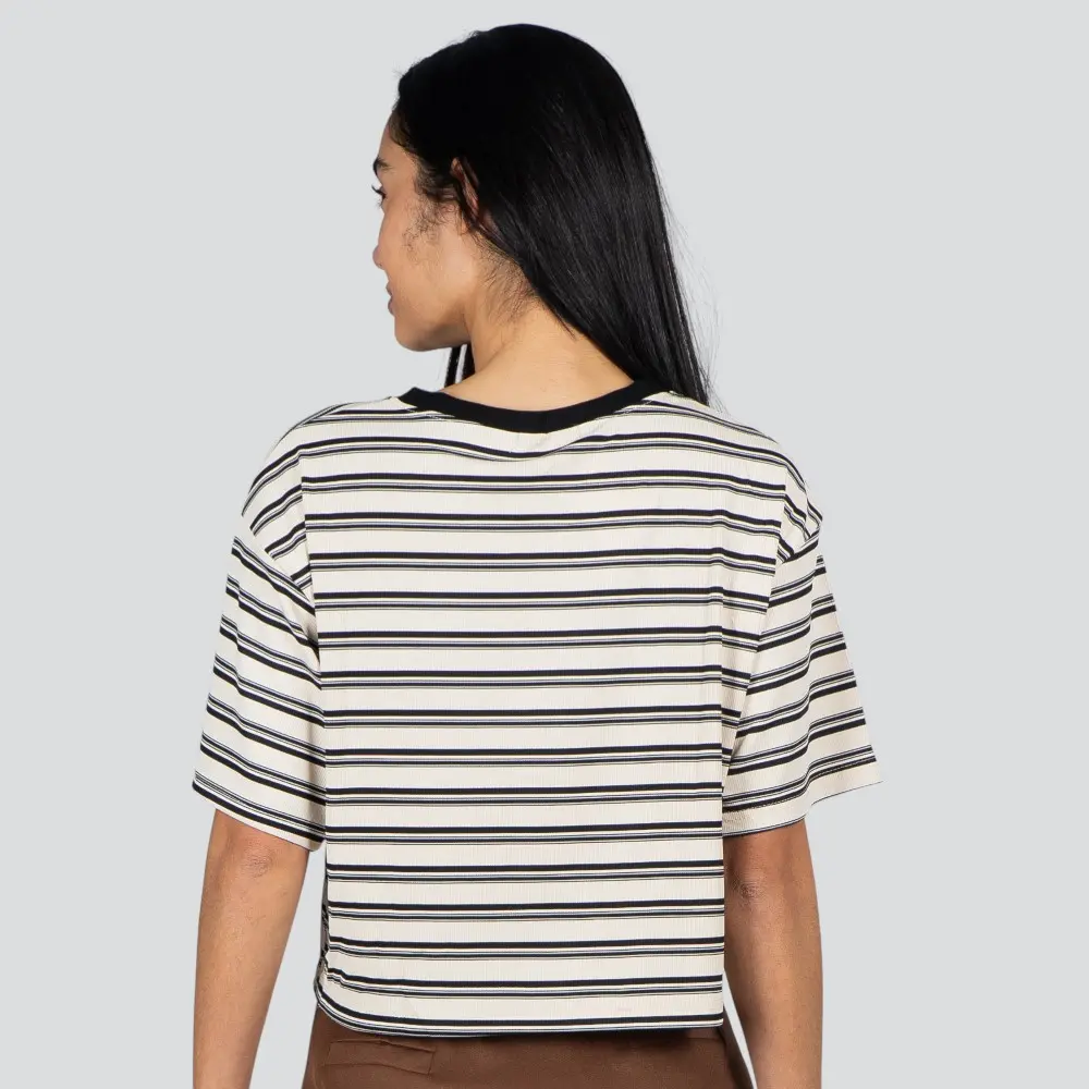 Blusa Feminina Manga Curta Listrada .15-328