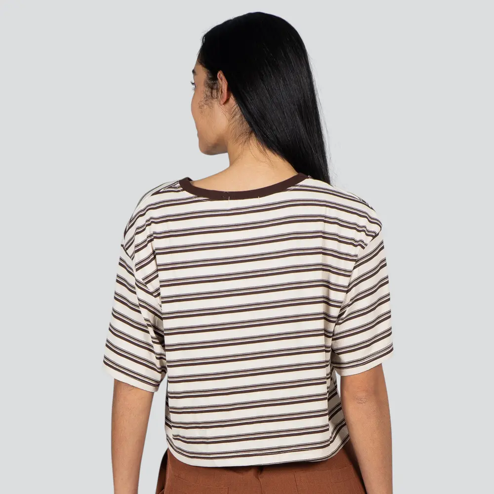 Blusa Feminina Manga Curta Listrada .15-328