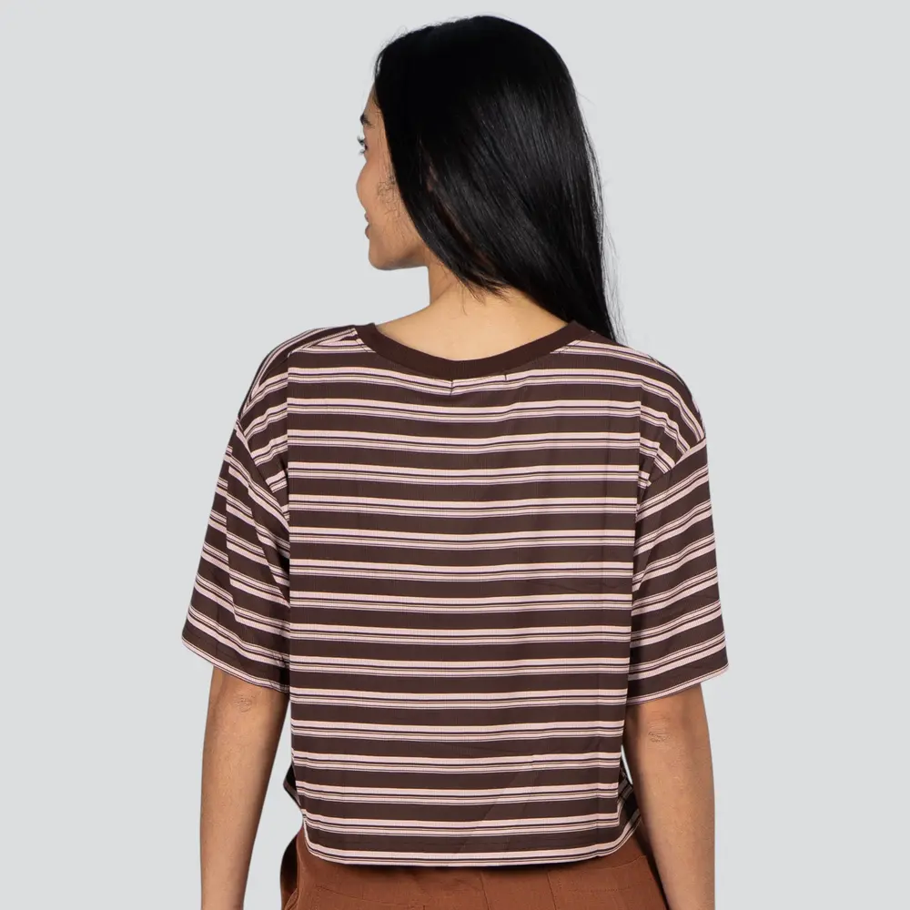 Blusa Feminina Manga Curta Listrada .15-328