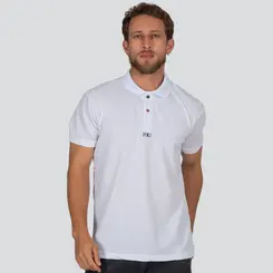 Polo Masculina Manga Curta Piquet Com Bordado .30664P