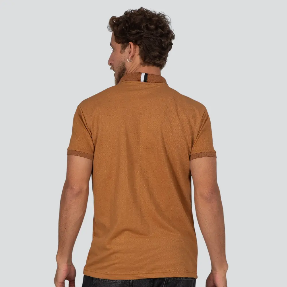 Polo Masculina Manga Curta Piquet Com Bordado .30664P