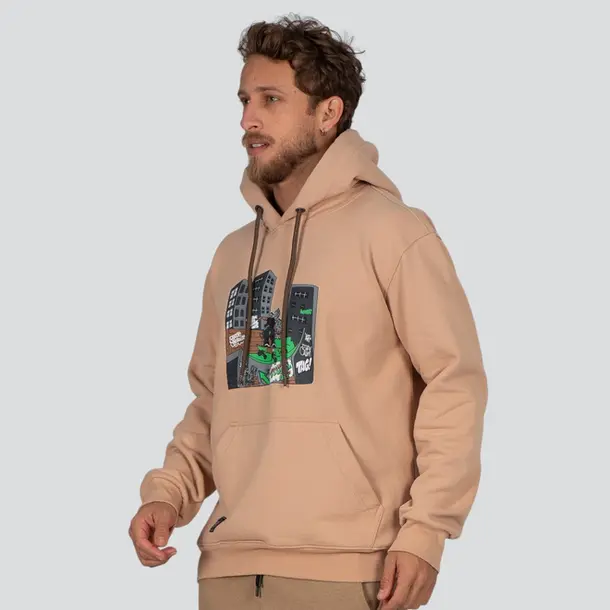 Blusão Masculino Moletom Com Capuz Estampa Costa .15126