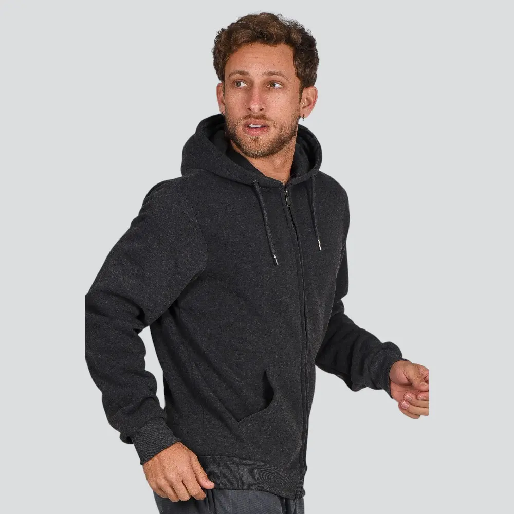 Jaqueta Masculina Moletom Com Capuz .MMBZ-500