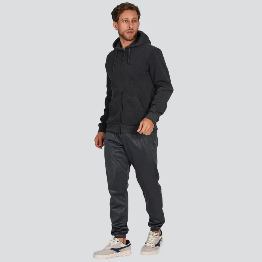 Jaqueta Masculina Moletom Com Capuz .MMBZ-500