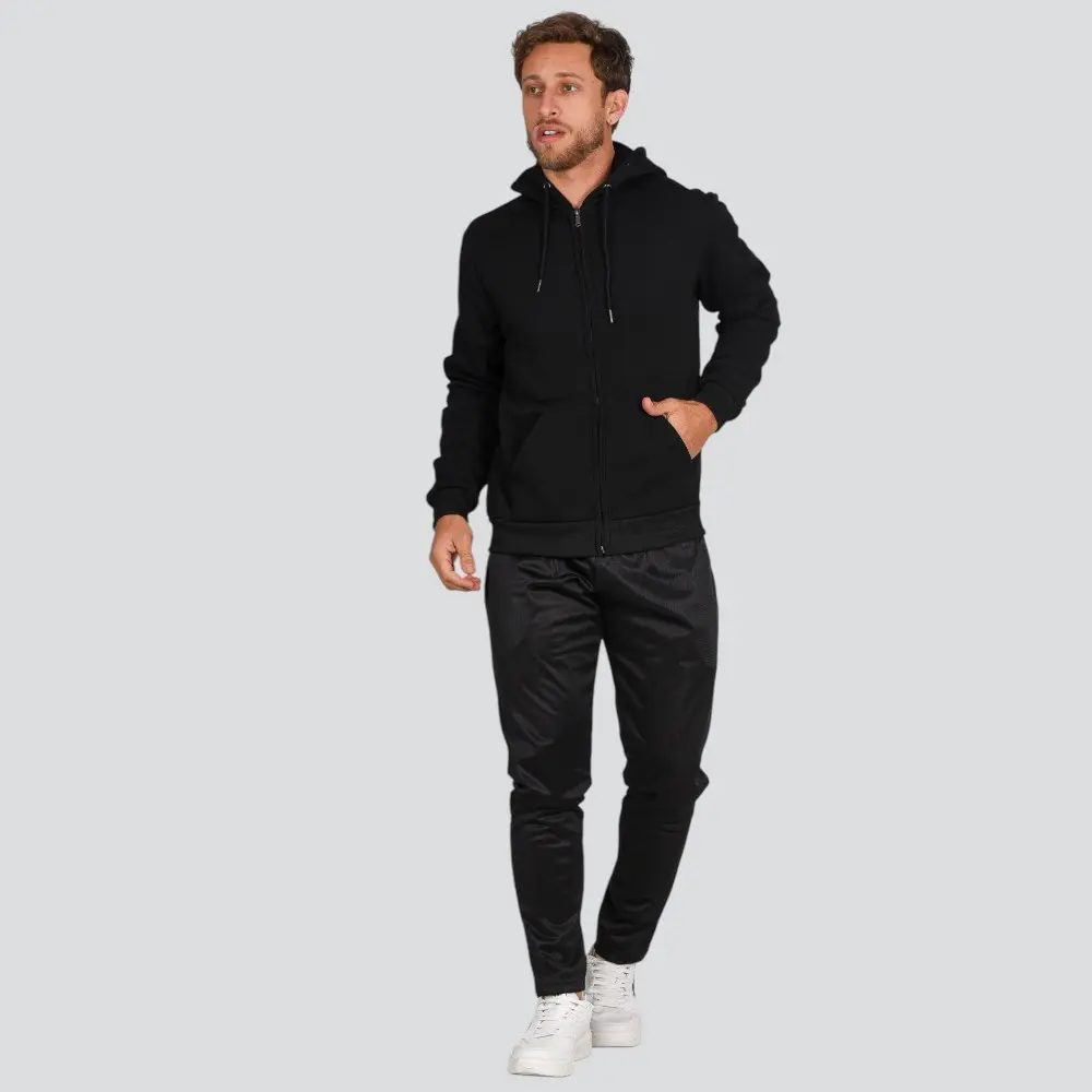 Jaqueta Masculina Moletom Com Capuz .MMBZ-500