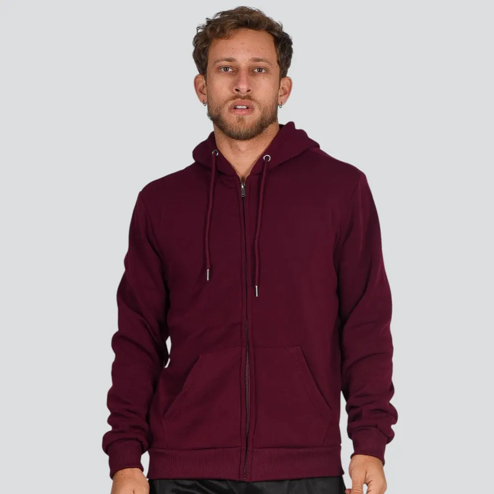 Jaqueta Masculina Moletom Com Capuz .MMBZ-500