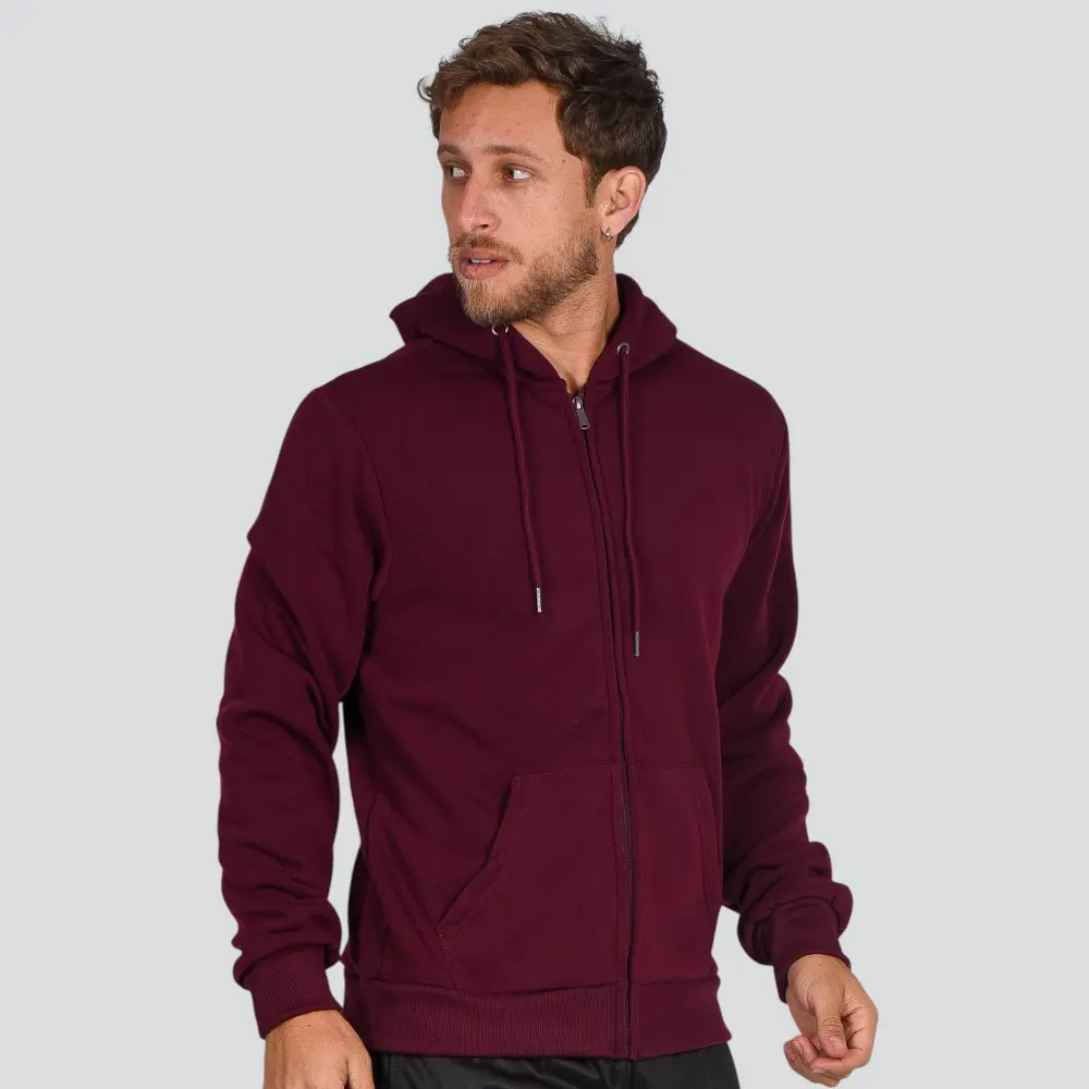 Jaqueta Masculina Moletom Com Capuz .MMBZ-500