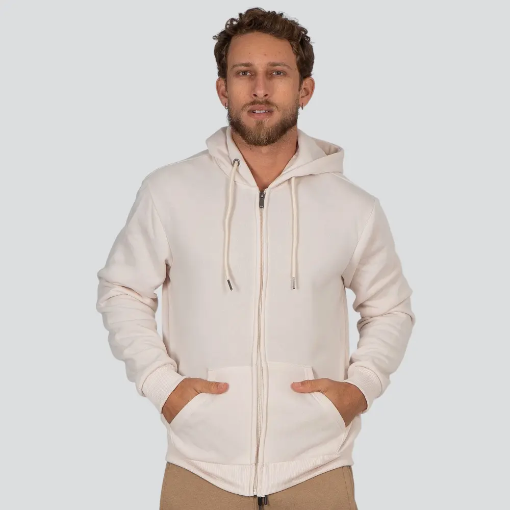 Jaqueta Masculina Moletom Com Capuz .MMBZ-500