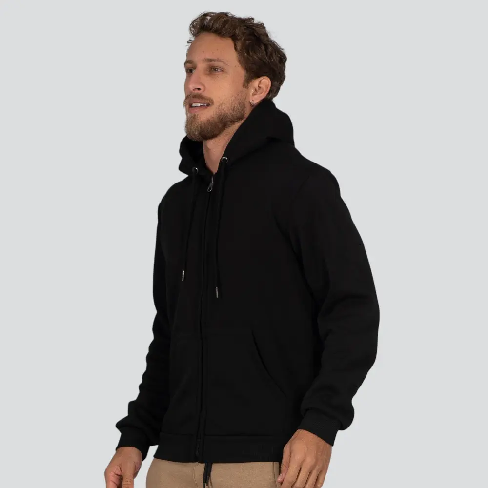 Jaqueta Masculina Moletom Com Capuz .MMBZ-400/PD