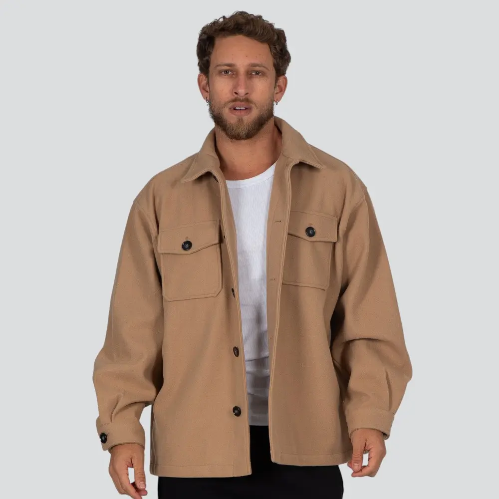 Jaqueta Masculina Com Bolsos Frontais .510093