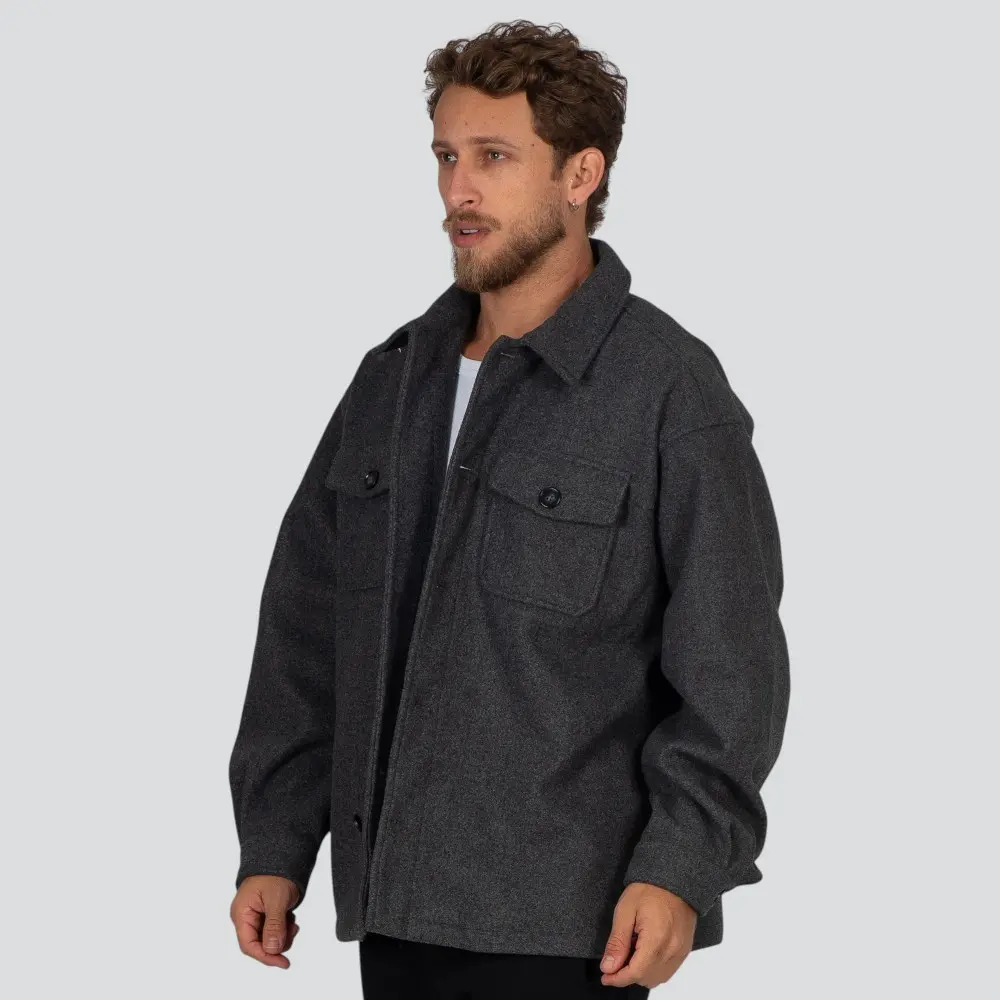 Jaqueta Masculina Com Bolsos Frontais .510093