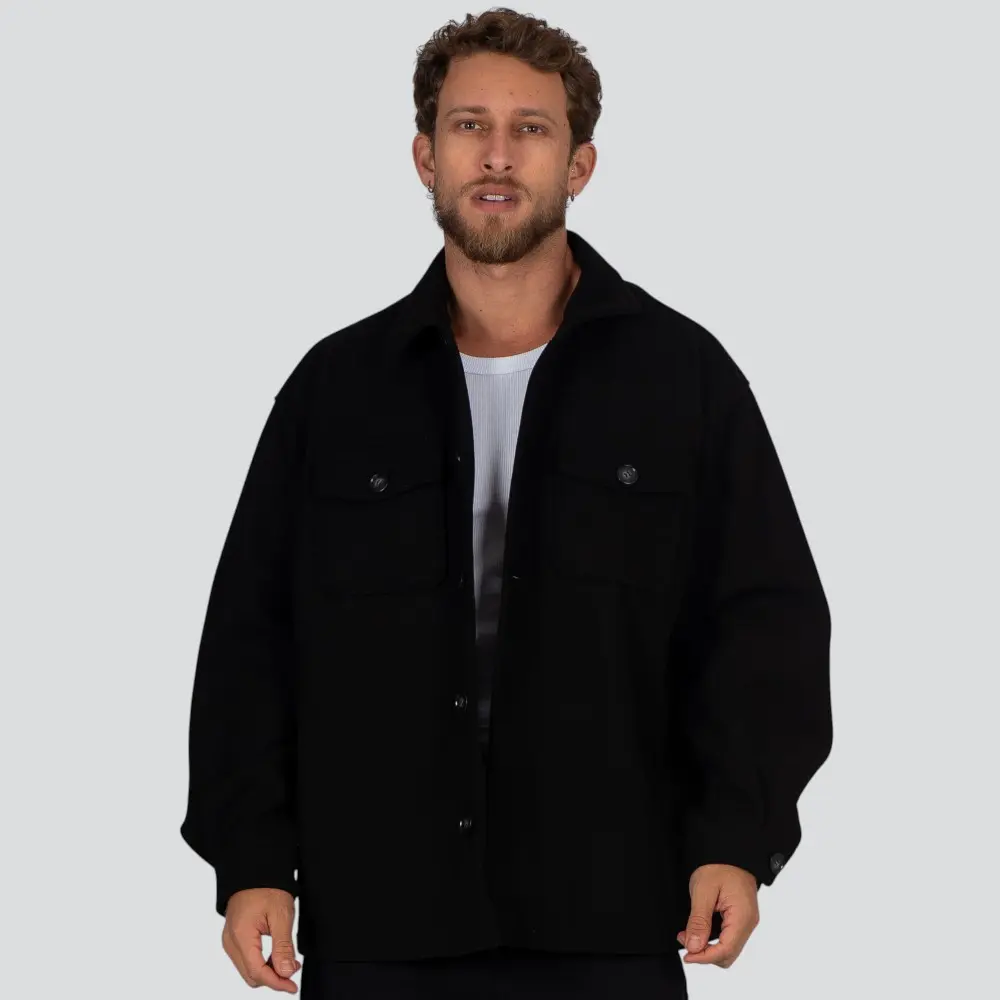 Jaqueta Masculina Com Bolsos Frontais .510093