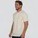 Camiseta Masculina Manga Curta Gola Padre Malha Texturizada .30594C