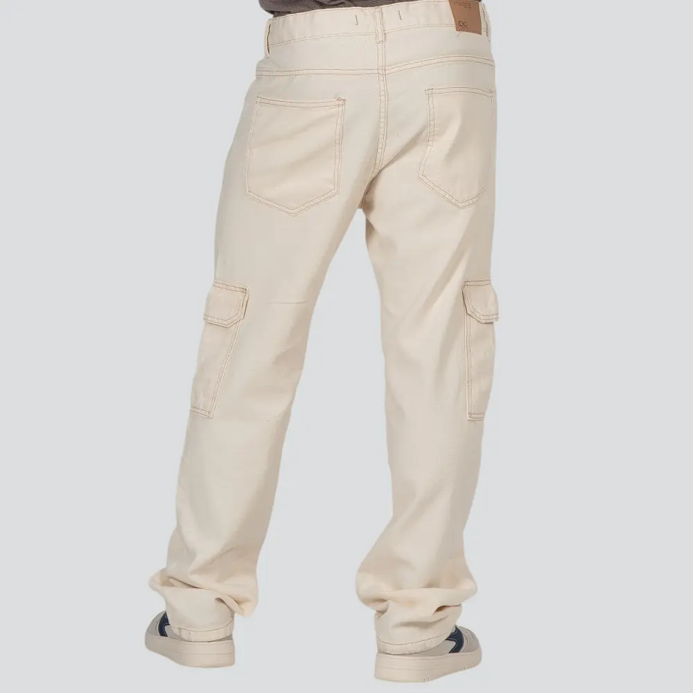 Calça Sarja Masculina Reta Cargo .70938