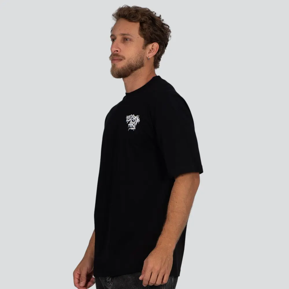 Camiseta Masculina Manga Curta Oversized Estampada .16802