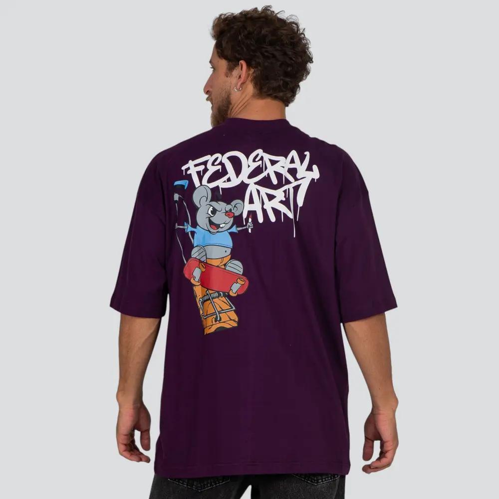 Camiseta Masculina Manga Curta Oversized Estampada .16802