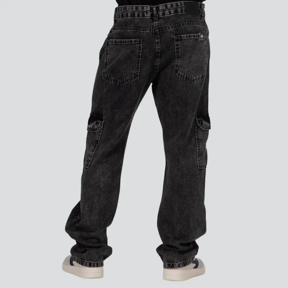 Calça Jeans Masculina Reta Cargo .70843