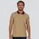 Polo Masculina Manga Curta Malha Texturizada Gola Retilínea .30752p