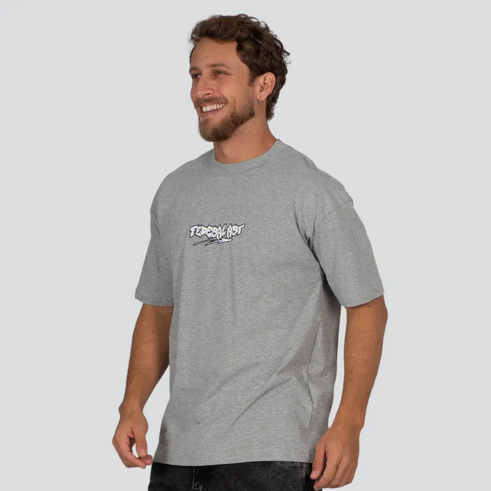 Camiseta Masculina Manga Curta Oversized Estampada .16781