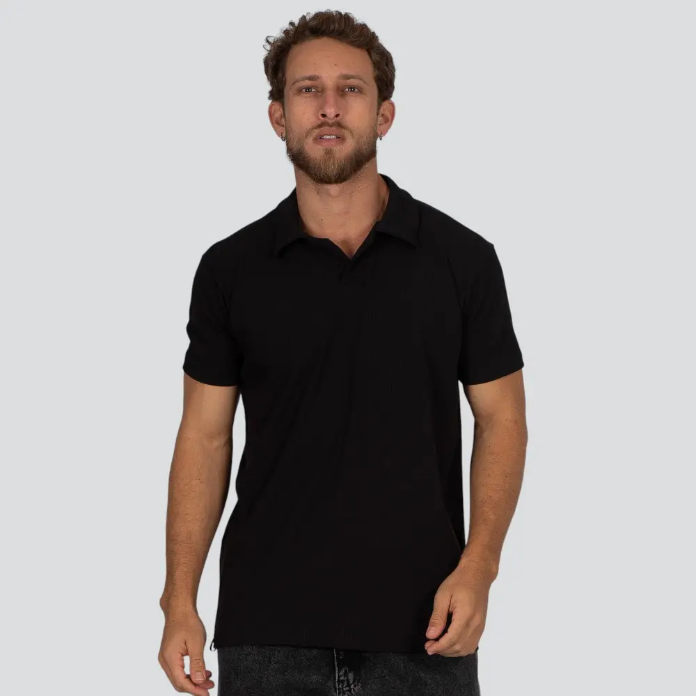 Polo Masculina Malha Trabalhada .29060052