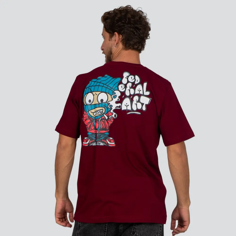 Camiseta Masculina Manga Curta Oversized Estampada .16783