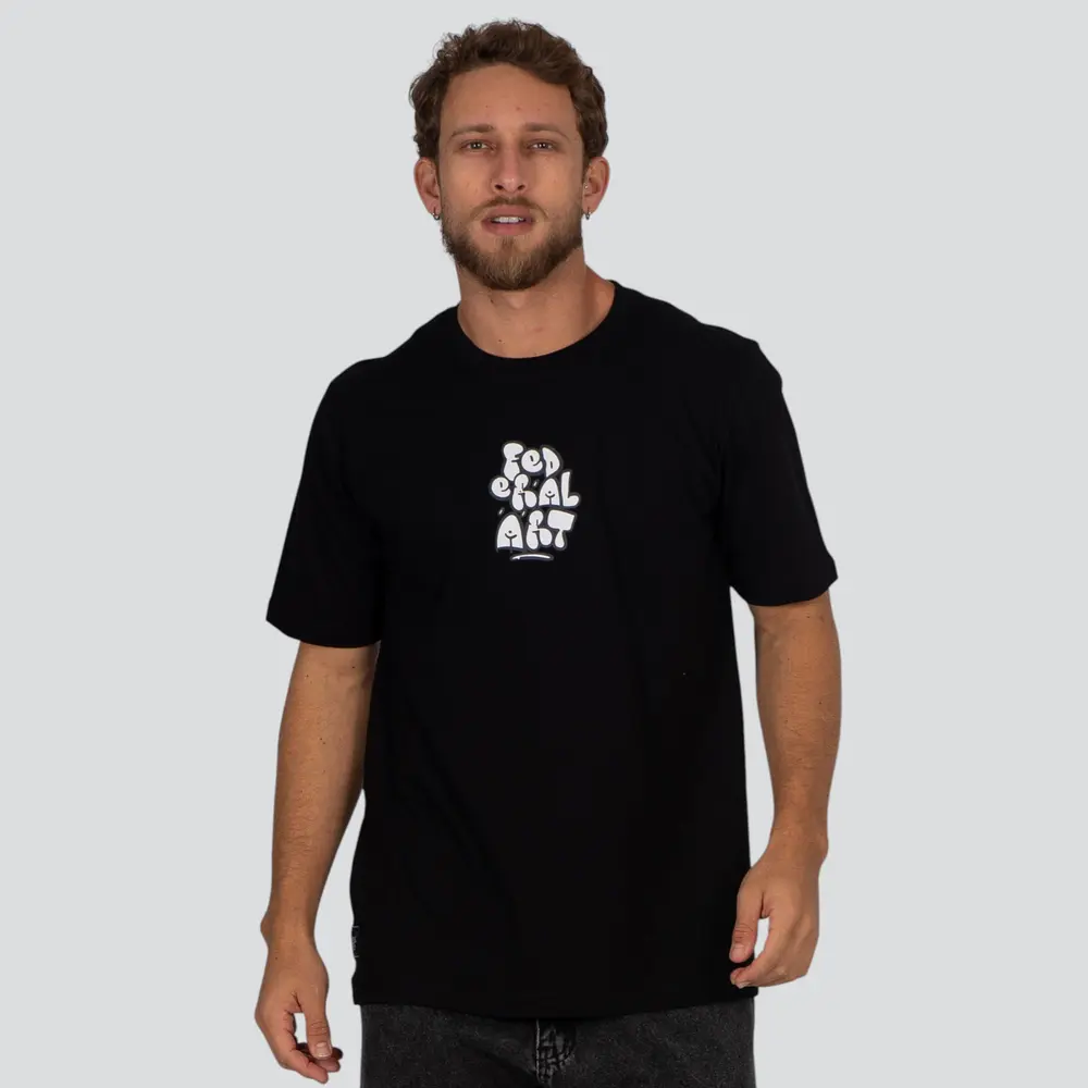 Camiseta Masculina Manga Curta Oversized Estampada .16783