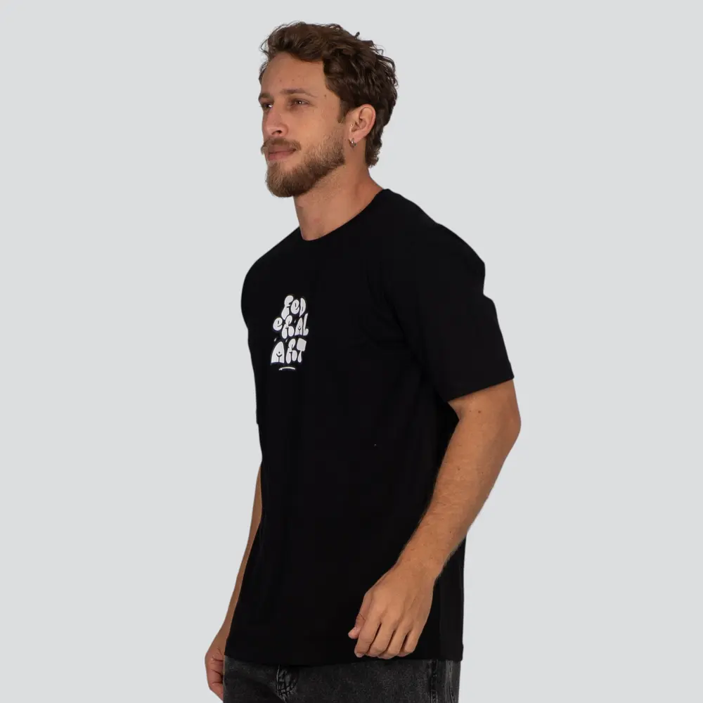 Camiseta Masculina Manga Curta Oversized Estampada .16783