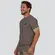 Camiseta Masculina Manga Curta Malha Texturizada Com Emborrachado Com Retilínea .30924C