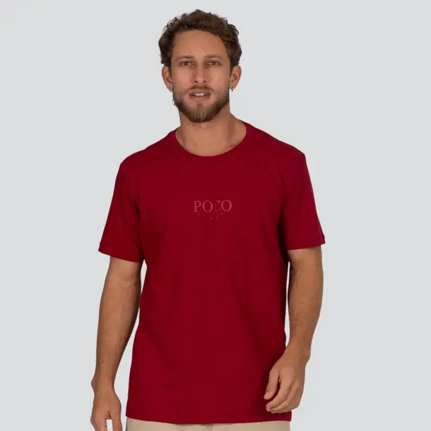 Camiseta Masculina Manga Curta Estampada Básica .26885C