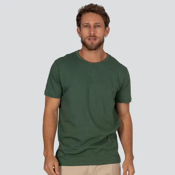 Camiseta Masculina Manga Curta Estampada Básica .26885C