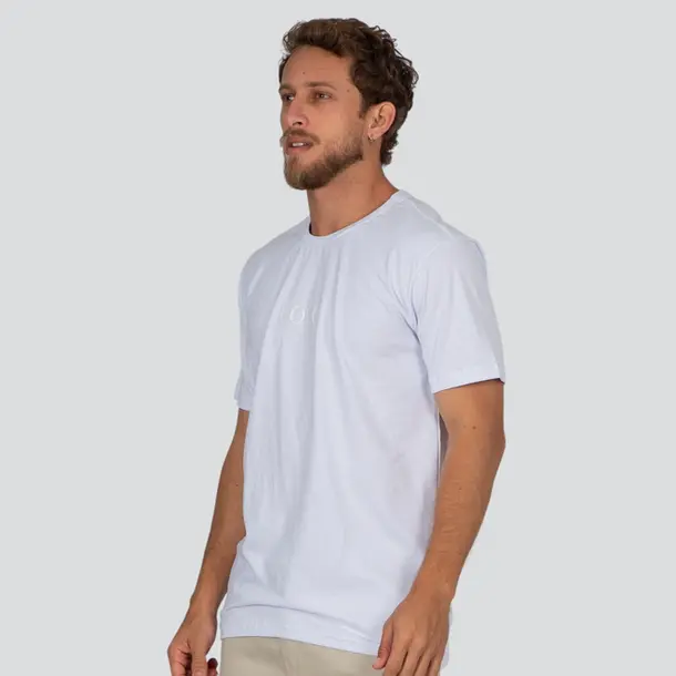 Camiseta Masculina Manga Curta Estampada Básica .26885C