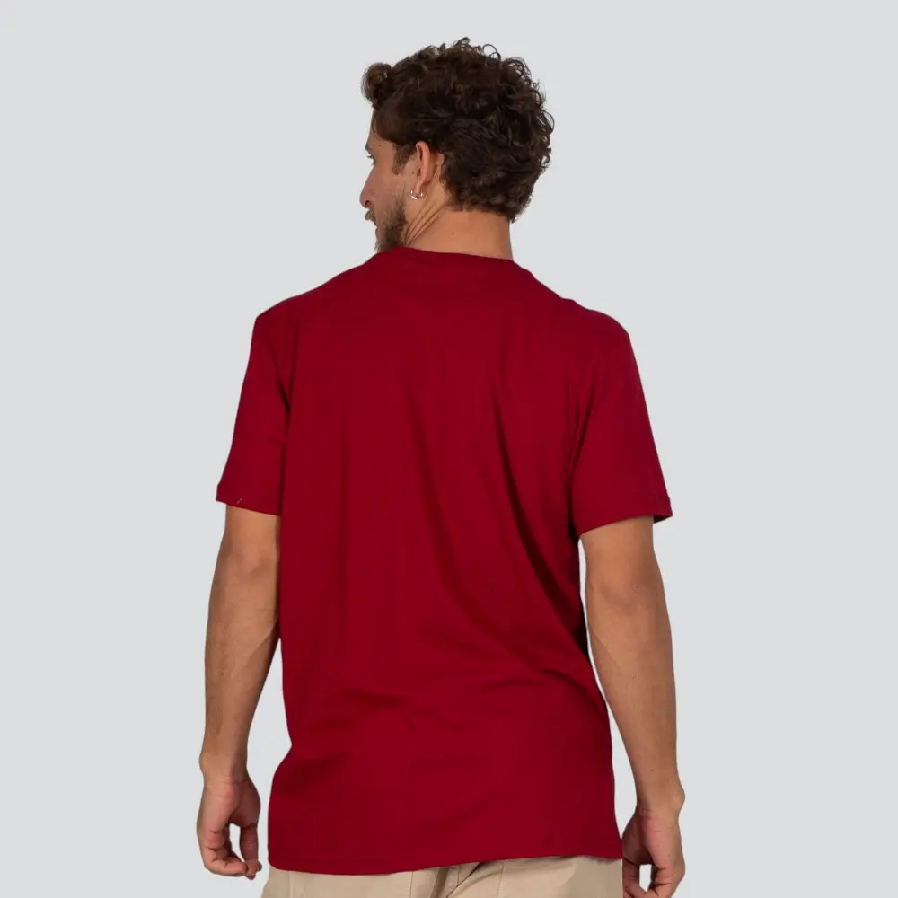 Camiseta Masculina Manga Curta Estampada Básica .26885C