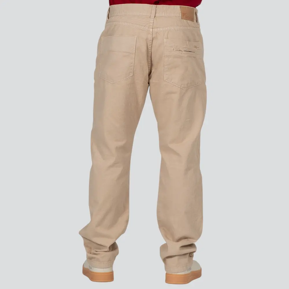 Calça Sarja Masculina 100% Algodão Reta .905715