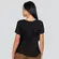 Blusa Feminina Manga Curta Com Botões .210245