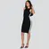 Vestido Feminino Regata Tricô Bicolor .HF369