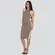 Vestido Feminino Regata Tricô Bicolor .HF369