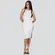 Vestido Feminino Regata Tricô Bicolor .HF369