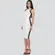 Vestido Feminino Regata Tricô Bicolor .HF369