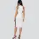 Vestido Feminino Regata Tricô Bicolor .HF369