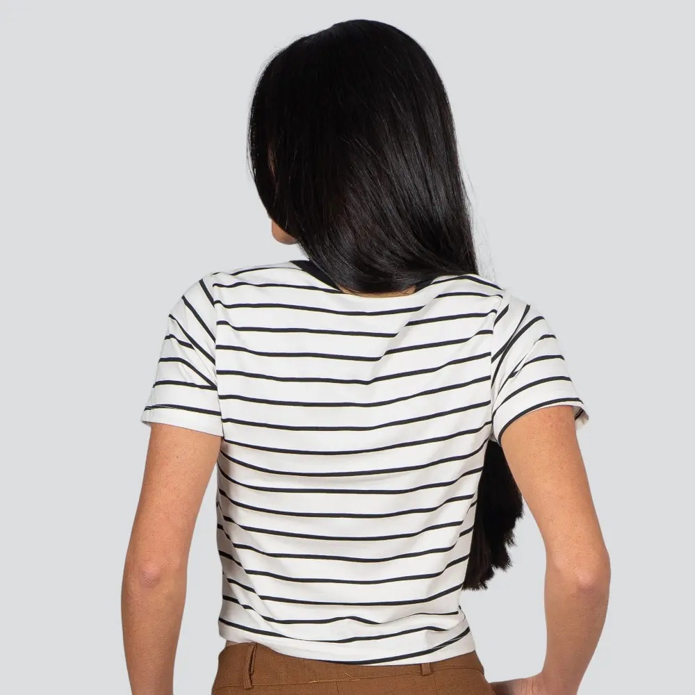 Blusa Feminina Manga Curta Listrada .91779