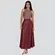 Saia Feminina Longa P.U Evasê .885051