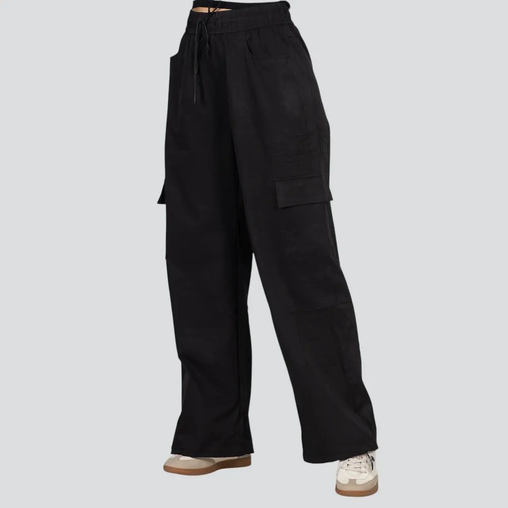 Calça Feminina Pantalona Bolso Cargo .YL2510