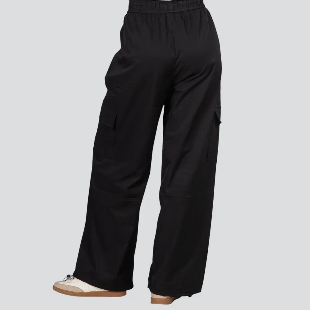 Calça Feminina Pantalona Bolso Cargo .YL2510
