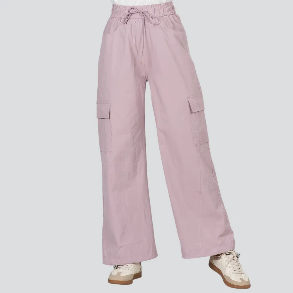 Calça Feminina Pantalona Bolso Cargo .YL2510