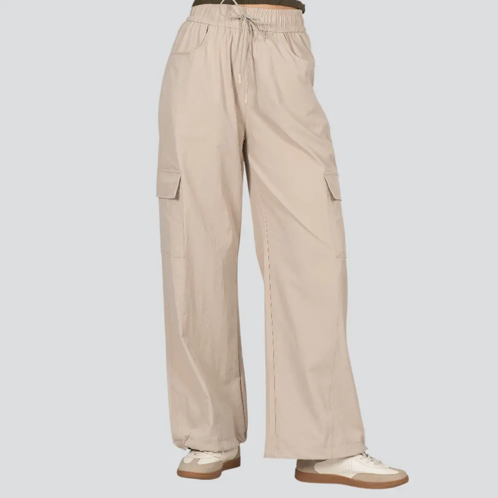 Calça Feminina Pantalona Bolso Cargo .YL2510