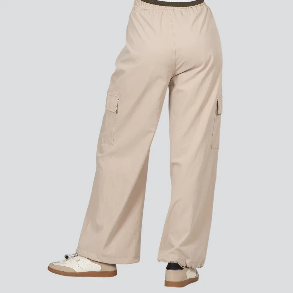 Calça Feminina Pantalona Bolso Cargo .YL2510