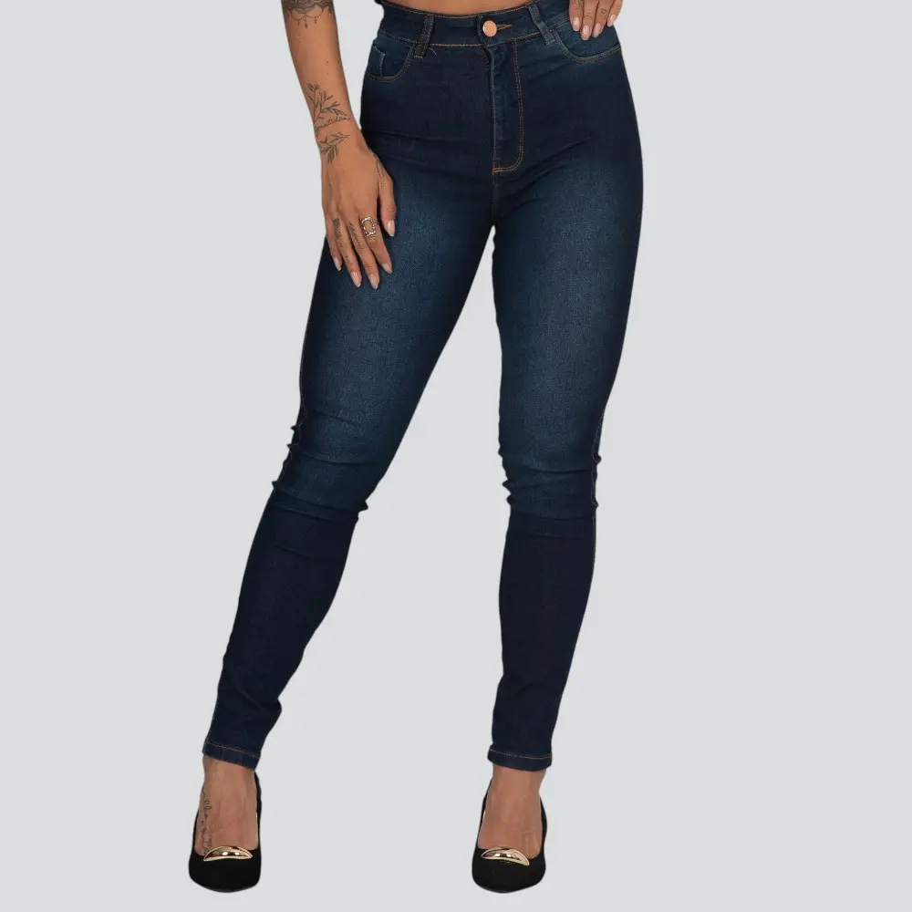 Calça Jeans Feminina Skinny .2135-1