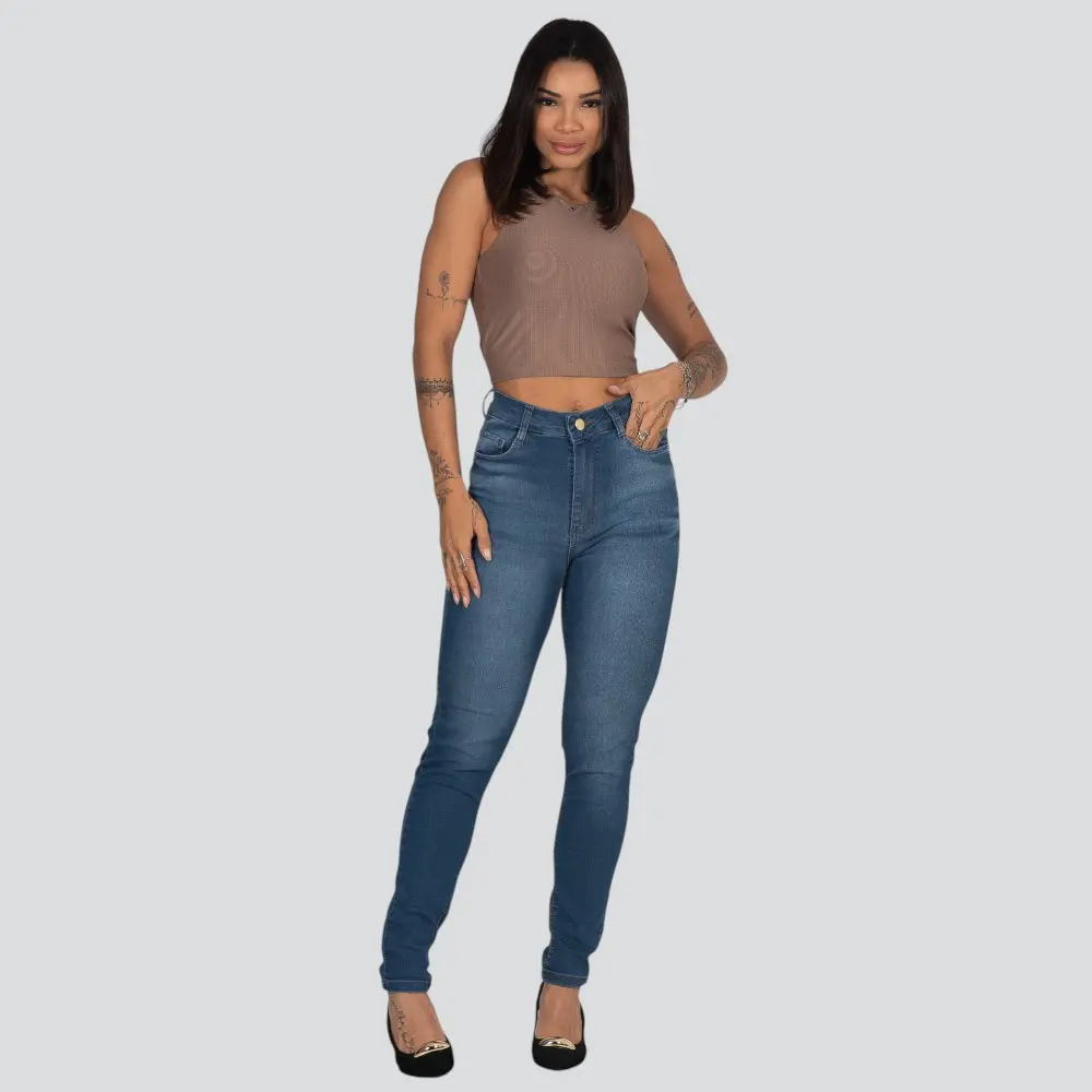 Calça Jeans Feminina Skinny .8360