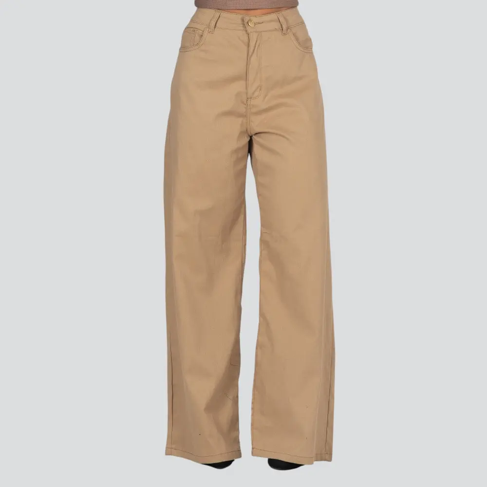 Calça Sarja Feminina Wide .8738